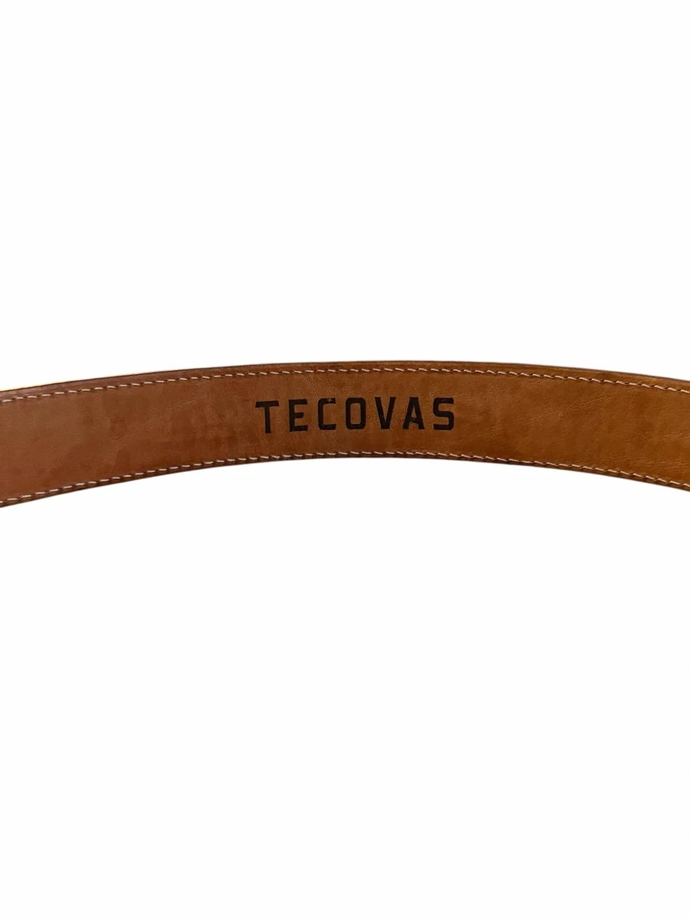 Tecovas Tan Leather Belt Calfskin Size 40